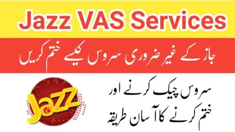 Jazz VAS Services unsubscribe code