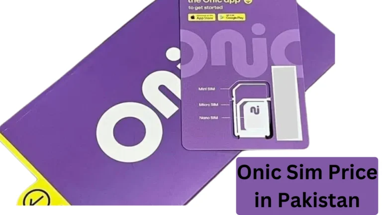 Onic Sim Price in Pakistan