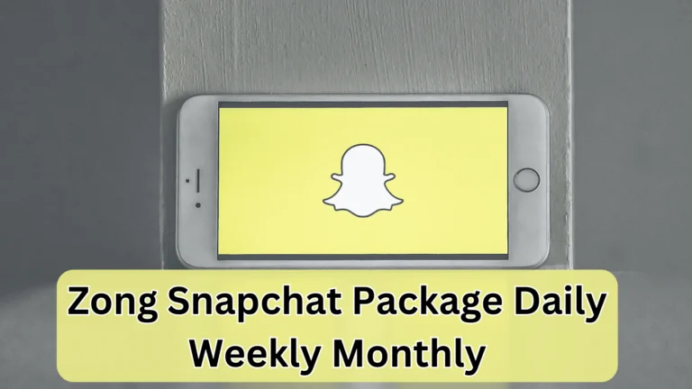 Zong Snapchat Package Daily weekly Monthly